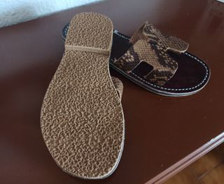 Sandalias Piel estampadas talla 36 hasta la 38