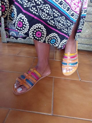 Sandalias de piel colores Talla 37 hasta la 41