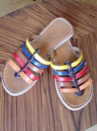 Sandalias de piel colores Talla 37 hasta la 41