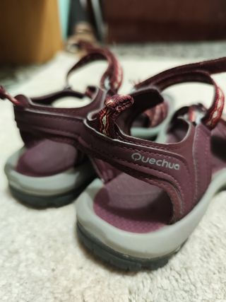 sandalias de montans y trekking quechua talla 37