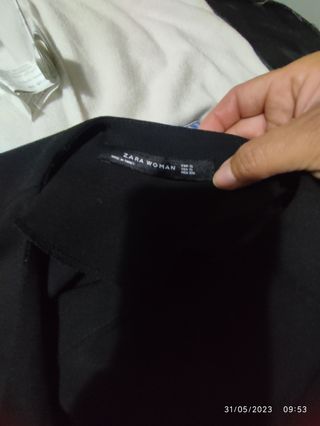 Blusa negra talla s Stradivarius