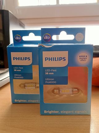 vendo luces led de matrícula