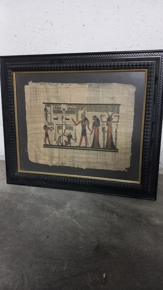 Vendo cuadro de egipcios