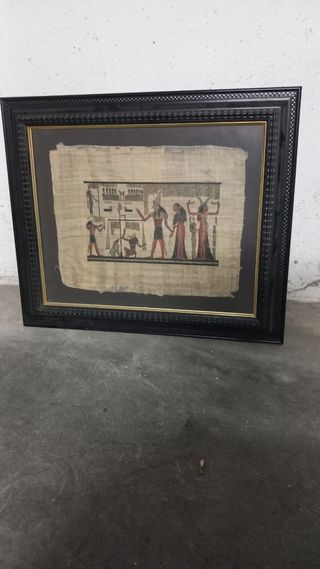 Vendo cuadro de egipcios
