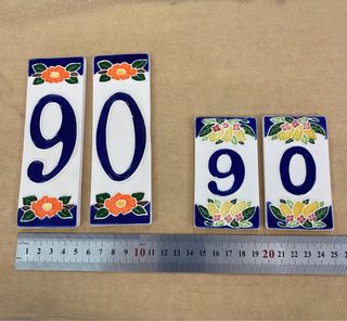 Azulejos numeros