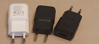 lote 3 cargadores LG usb