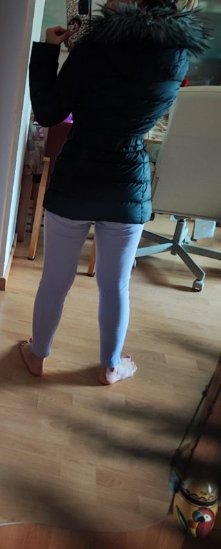 abrigo de plumón invierno talla s