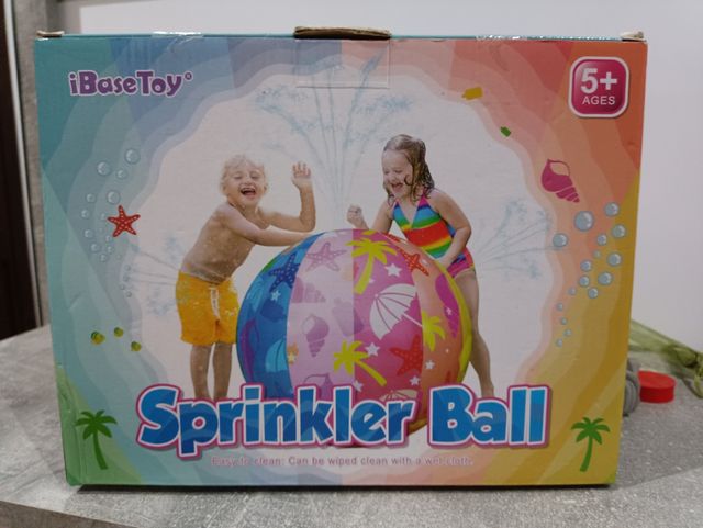 balón aspersor agua