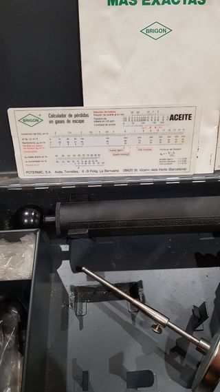 Medidor de combustión Brigon calderas gasóleo