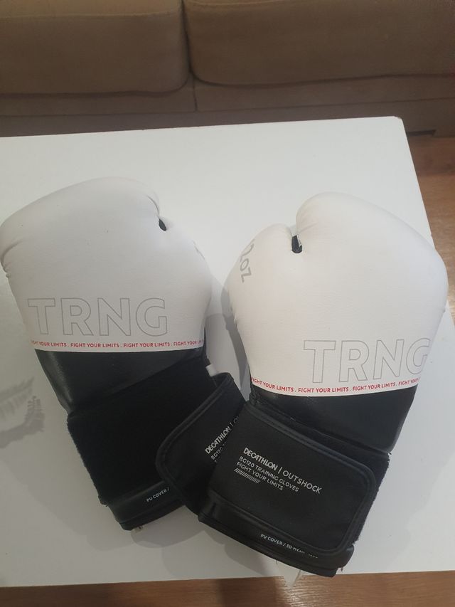guantes de boxeo 12 onzas decathlon
