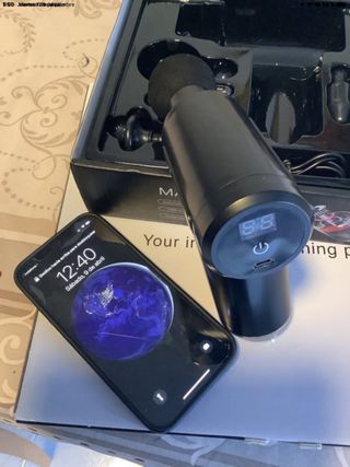 PISTOLA MASAJES ORIGINAL COMPLETA + ACCESORIOS