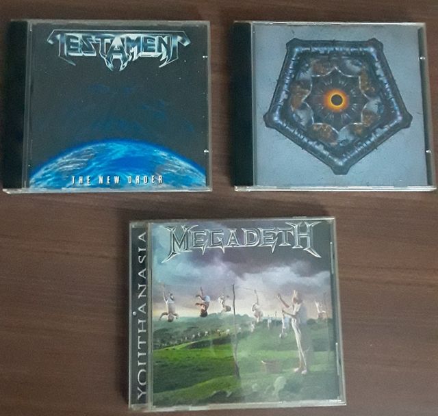 3 Cd. TESTAMENT + MEGADETH.