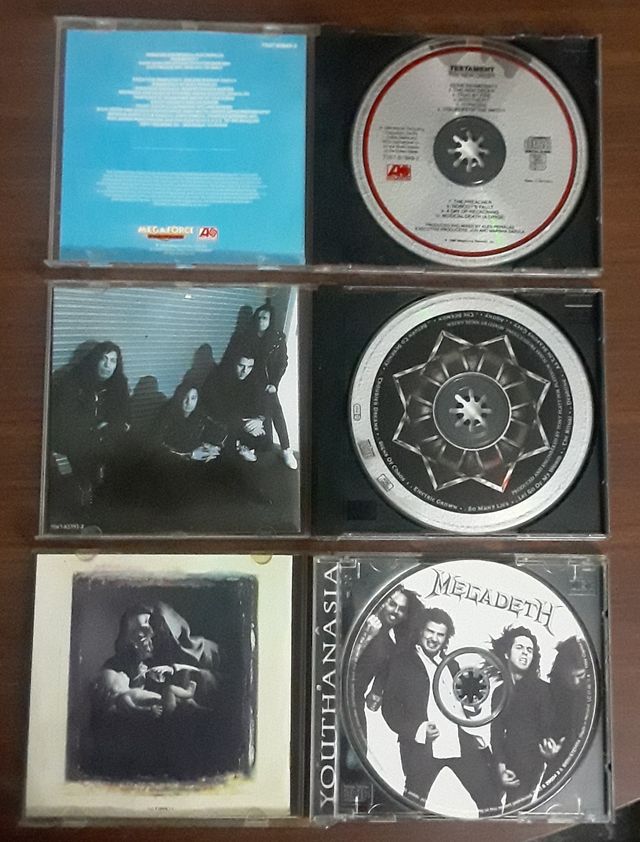 3 Cd. TESTAMENT + MEGADETH.