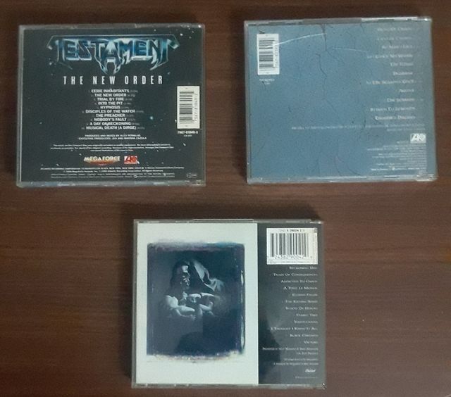 3 Cd. TESTAMENT + MEGADETH.
