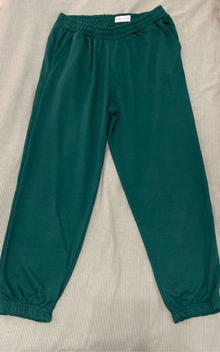 Pantalón verde chándal mujer