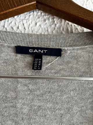 Chaqueta gris larga de gant. Urgente 