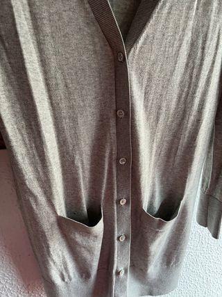 Chaqueta gris larga de gant. Urgente 