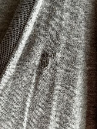 Chaqueta gris larga de gant. Urgente 