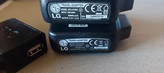 lote 3 cargadores LG USB