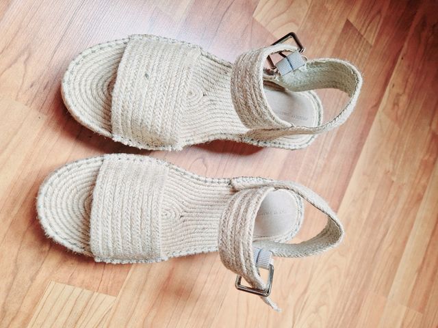 Sandalias yute, talla 38, perfecto estado.