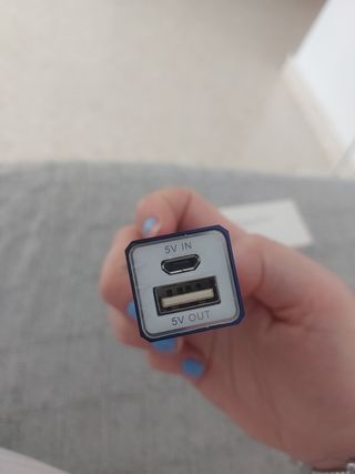 bateria con cable usb