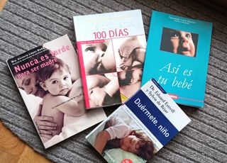 lote de 4 prácticos libros para padres.