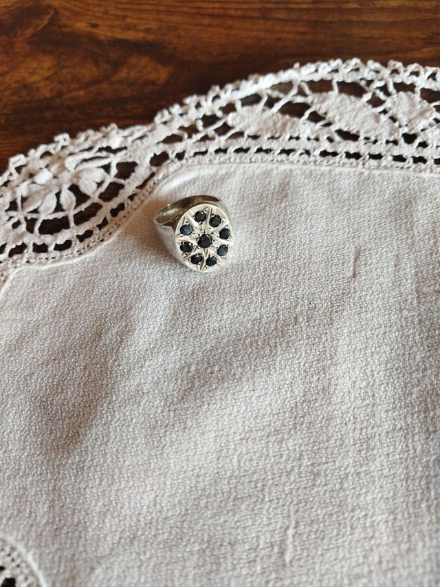 ANILLO DE PLATA I ONIX