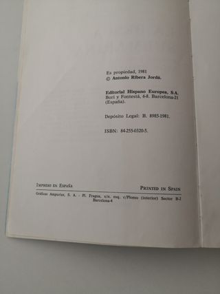 la pesca submarina. Antonio Ribera Jordá