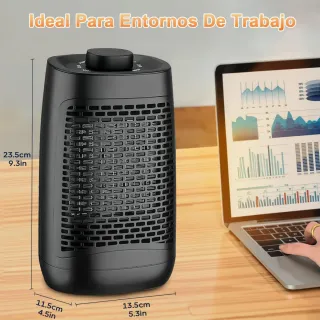 Calefactor cerámico Silencioso Giratorio 1500W