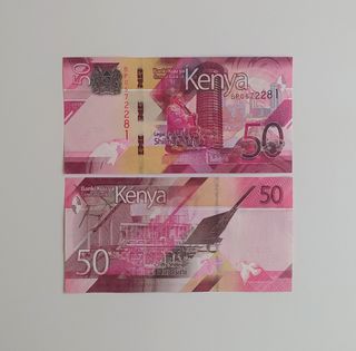 Billete de Kenia de 50 shillings 2019 sin circular