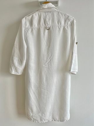 Vestido /camisola de Zara blanco