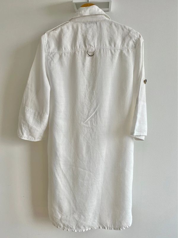 Vestido /camisola de Zara blanco