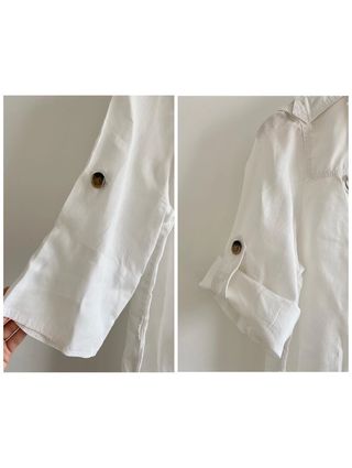 Vestido /camisola de Zara blanco
