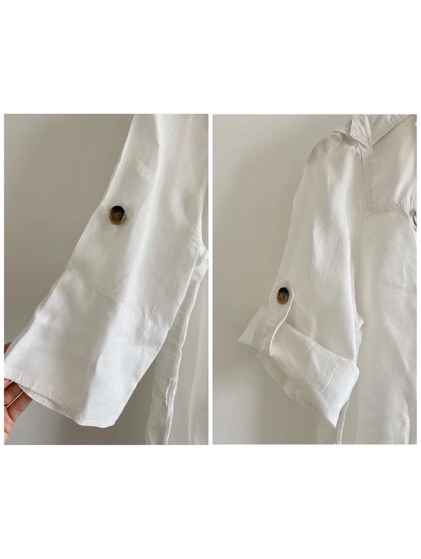 Vestido /camisola de Zara blanco