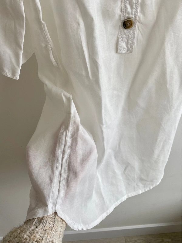 Vestido /camisola de Zara blanco