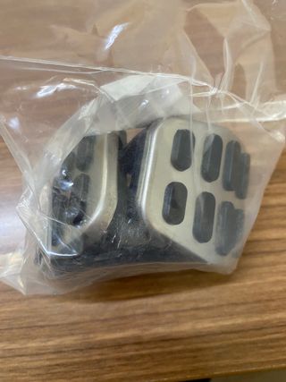 Pedales aluminio y goma Audi a3 8p