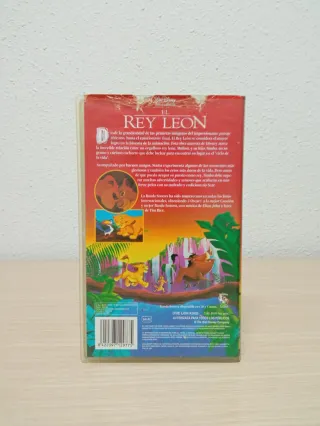 VHS El rey león. Disney