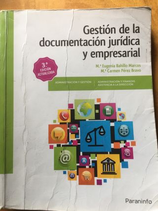 Libro Gestión Documentscion Jurídica y Empresarial