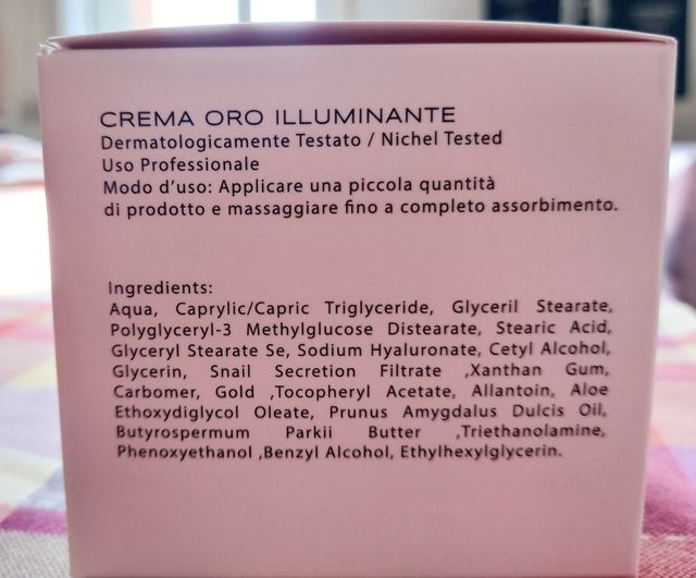 Crema viso Oro Illuminante 50ml