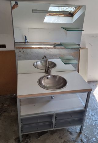 Mobiletto bagno Boffi Alukit