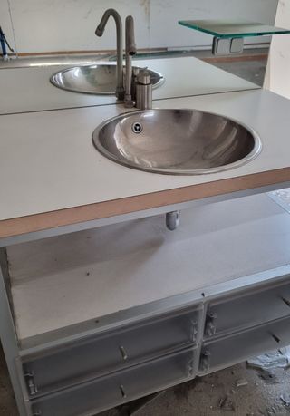 Mobiletto bagno Boffi Alukit