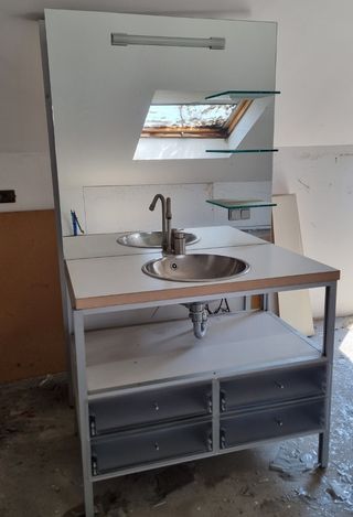 Mobiletto bagno Boffi Alukit