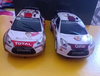Scalextric lote pareja Citroen ds3 wrc nuevo