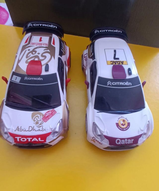 Scalextric lote pareja Citroen ds3 wrc nuevo