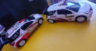 Scalextric lote pareja Citroen ds3 wrc nuevo