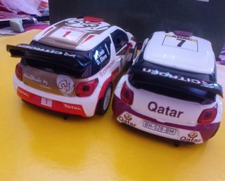 Scalextric lote pareja Citroen ds3 wrc nuevo