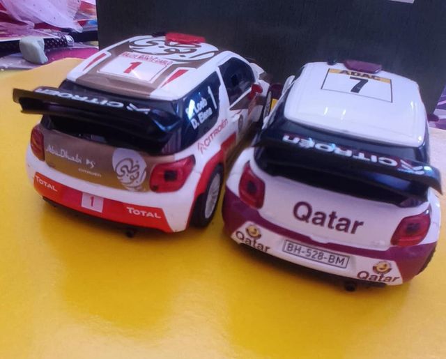 Scalextric lote pareja Citroen ds3 wrc nuevo