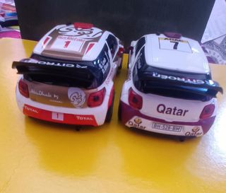 Scalextric lote pareja Citroen ds3 wrc nuevo