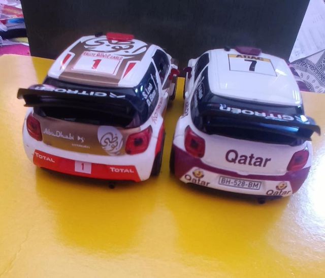 Scalextric lote pareja Citroen ds3 wrc nuevo