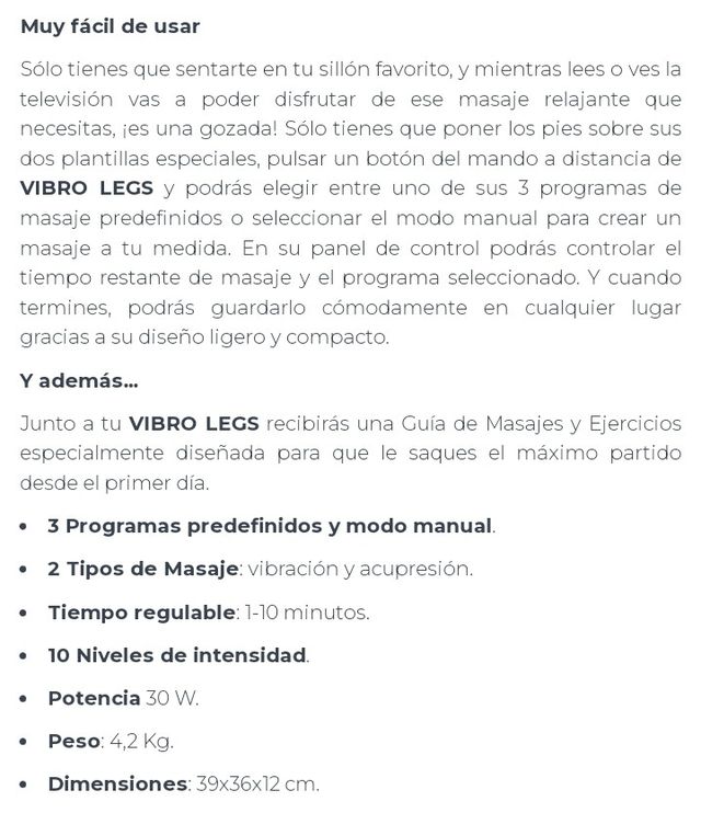 vibro legs